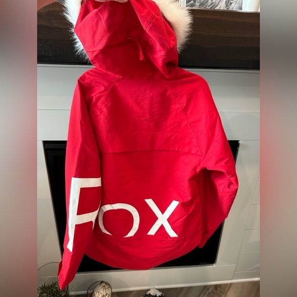 NWT ROXY RED PULLOVER SKI/BOARD JACKET SIZE LARGE - Picture 15 of 15